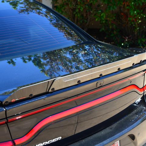 ZL1Addons Black-Clear Lexan Rear Spoiler Wicker 15-up Charger RT - Click Image to Close